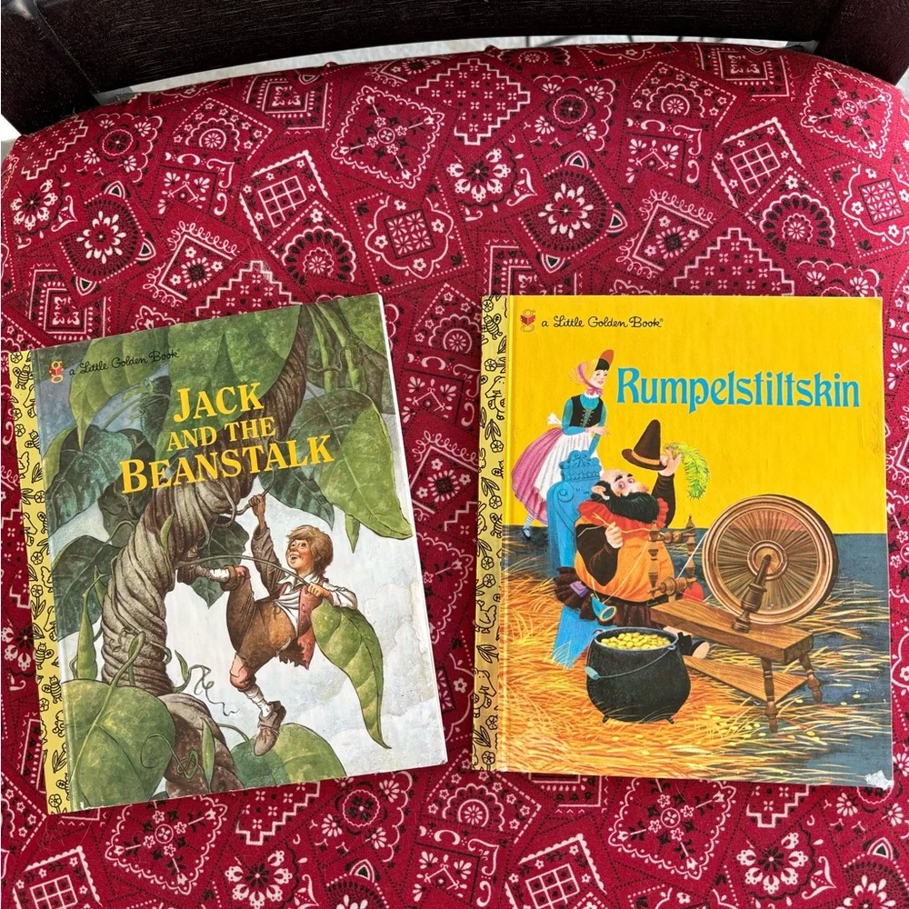 Jack & the Beanstalk Rumpelstiltskin Little Golden Books Chick-fil-A Series